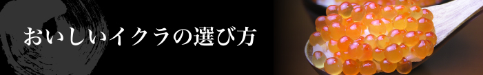 おいしいイクラの選び方