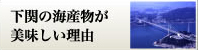 下関の海産物が美味い理由